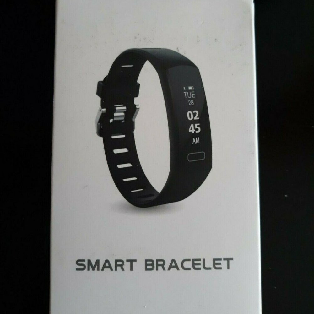 FITCOMM IP67 Fitness Tracker Watch with Sleep Monitor + Replacement Band - Boxed